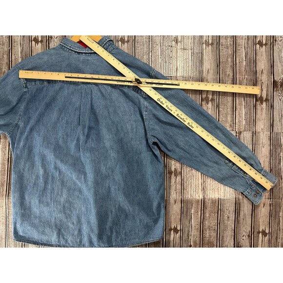Kids Worldwide Universe Denim Button-Down Shacket sz M NWT $298 11 of 34 - Picture 8 of 8